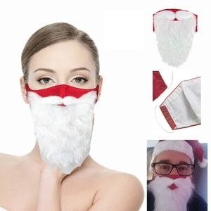 Christmas Santa Beard Face Mask, handmade, new